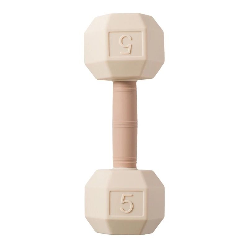 Baby Silicone Teething Dumbbell Rattle Toy 7