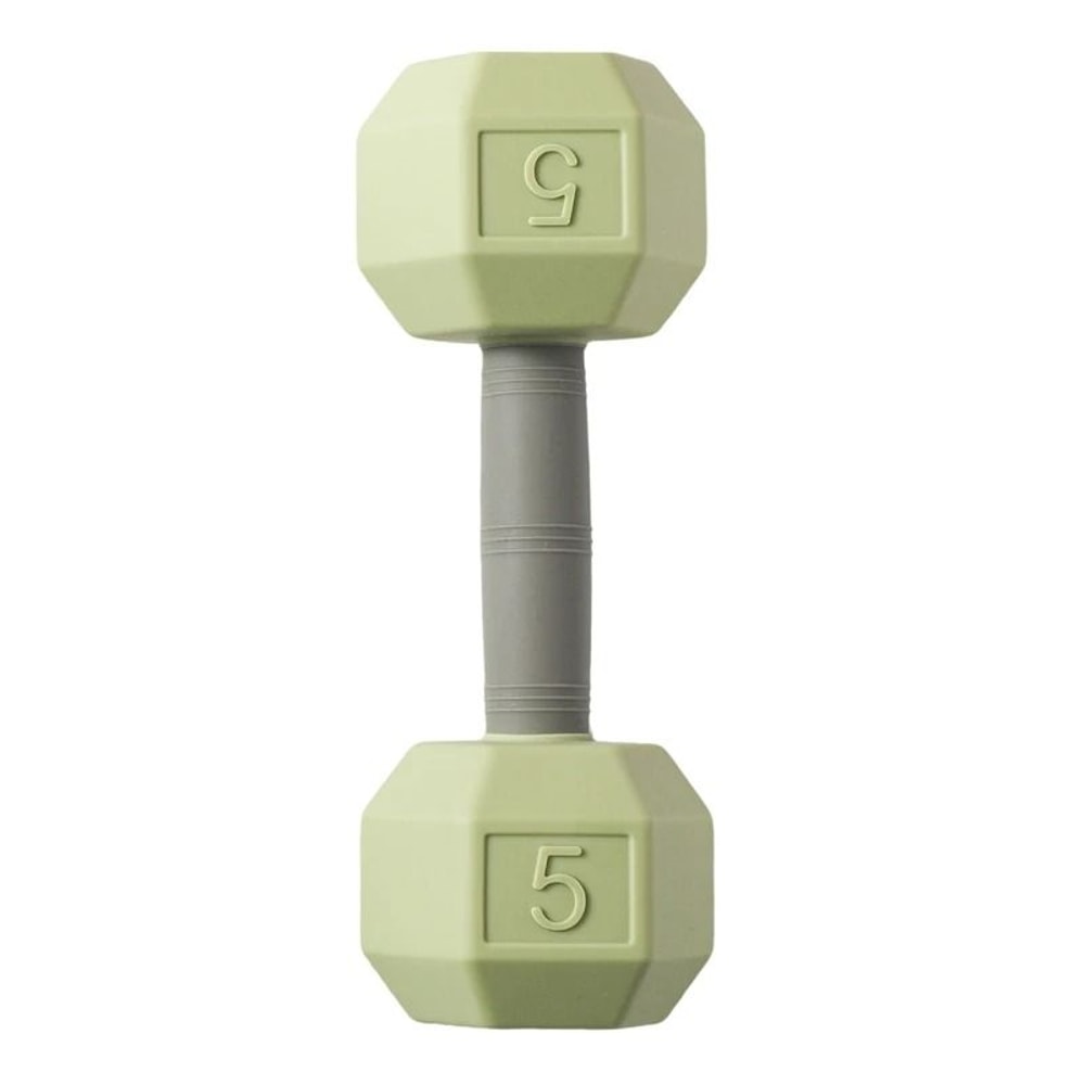 Baby Silicone Teething Dumbbell Rattle Toy 8