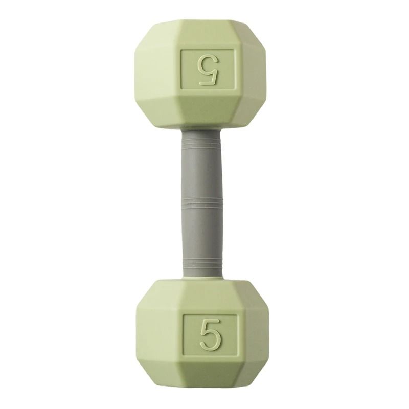 Baby Silicone Teething Dumbbell Rattle Toy 8