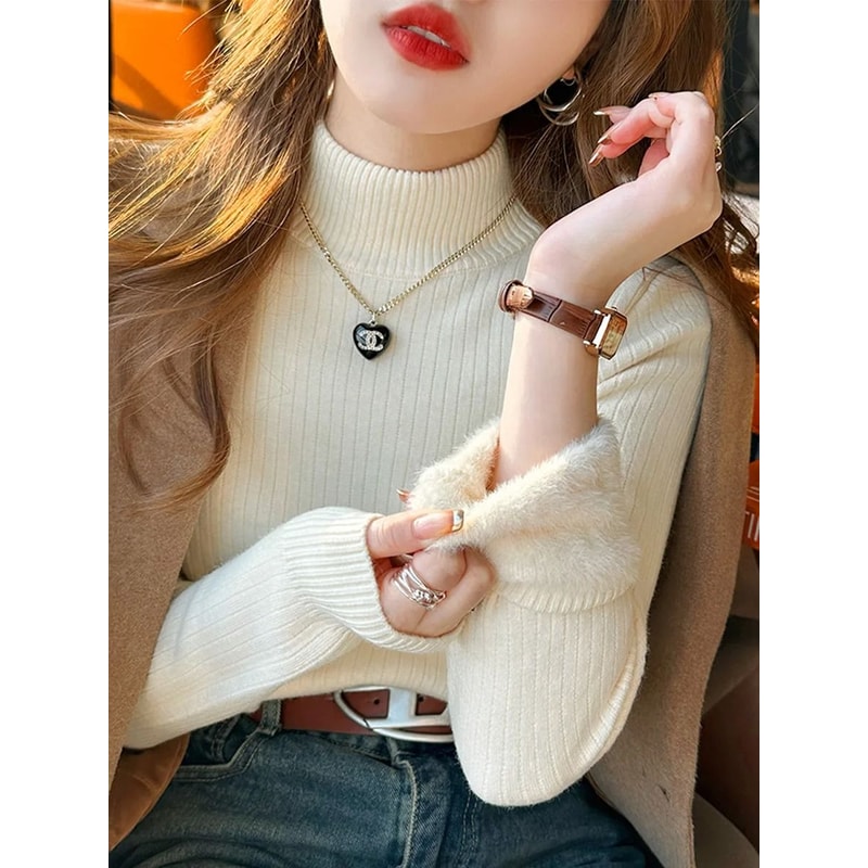 Womens Winter Thermal Turtleneck Sweater 8