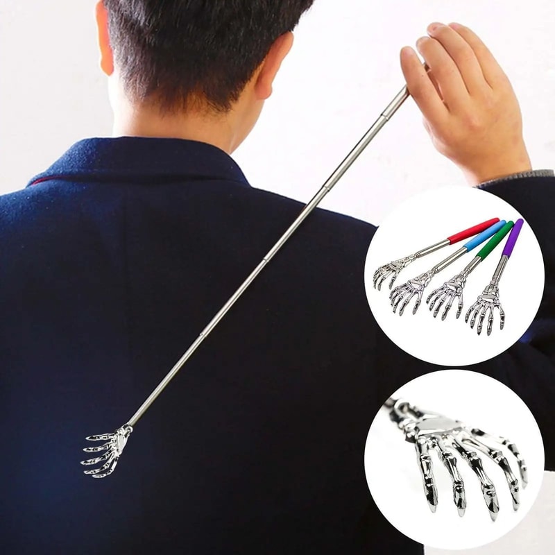 2pcs Stainless Steel Telescopic Back Scratcher Set 3