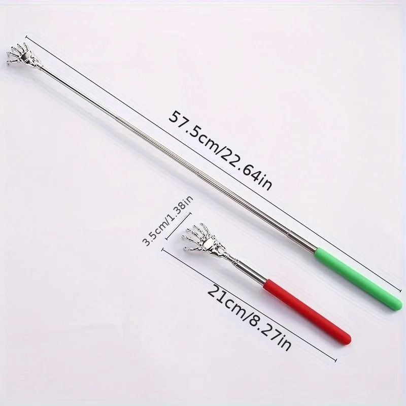 2pcs Stainless Steel Telescopic Back Scratcher Set 5