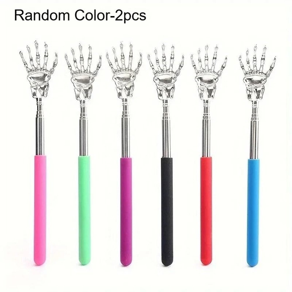 2pcs Stainless Steel Telescopic Back Scratcher Set 6
