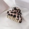 6pcs Small Vintage Leopard Print Acrylic Hair Claw Clips 2