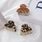 6pcs Small Vintage Leopard Print Acrylic Hair Claw Clips 3