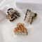 6pcs Small Vintage Leopard Print Acrylic Hair Claw Clips 4