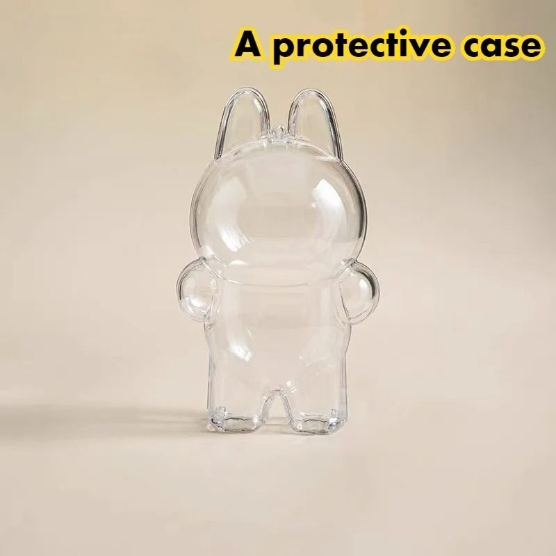 Transparent Protective Storage Cover For Labubu Monster Doll 1