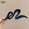 Fashion Korean Solid Color Acrylic Wave Hair Claw 6