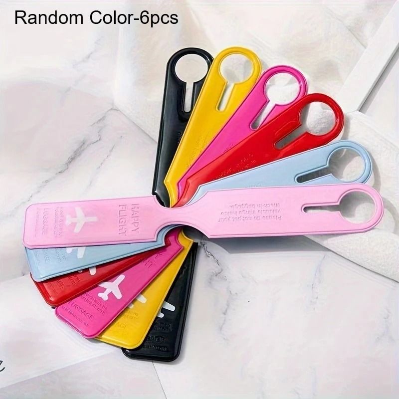 6pcs Creative Travel Luggage Tags 5