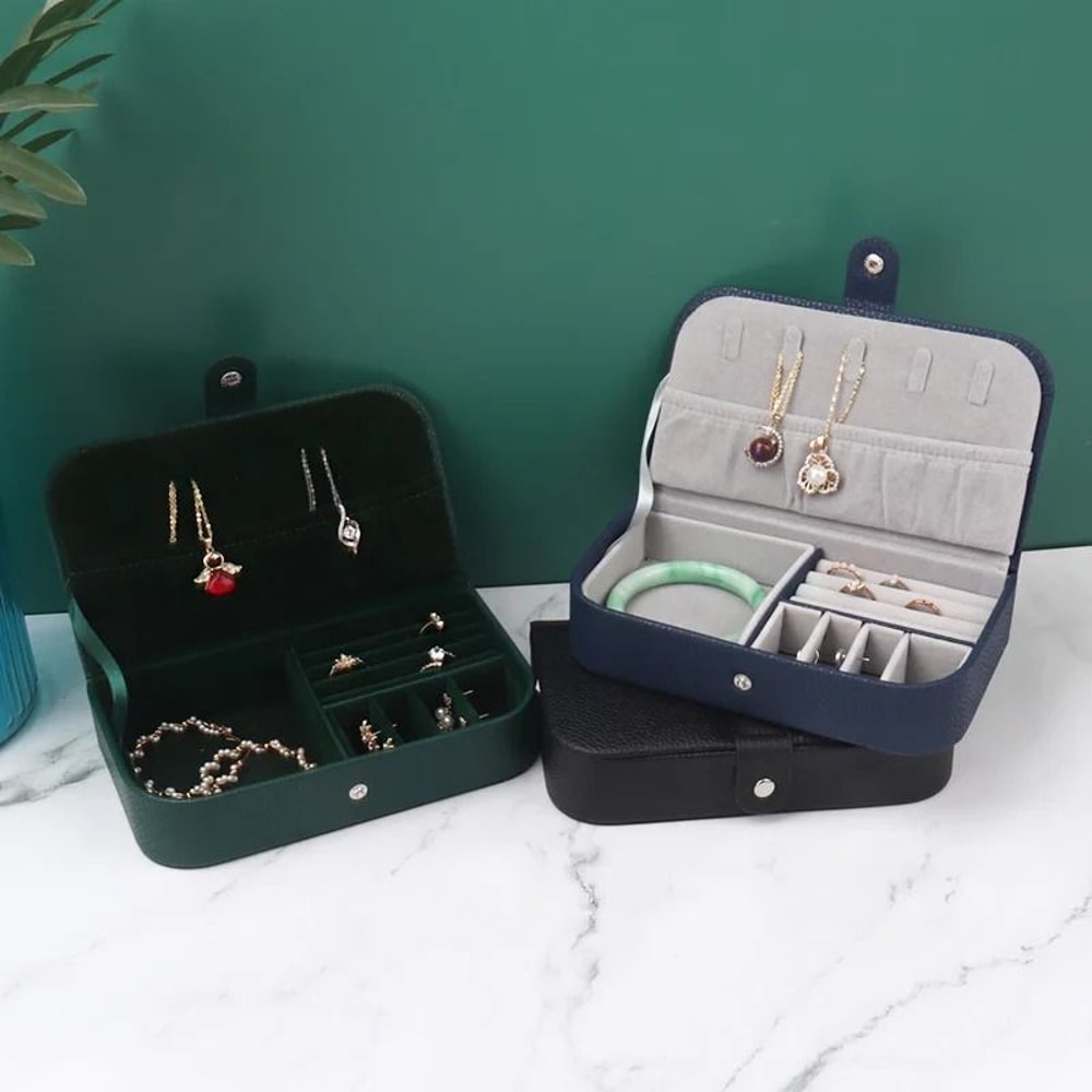 Portable MultiCompartment Jewelry Organizer Box 2