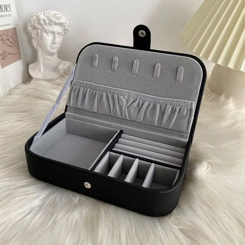 Portable MultiCompartment Jewelry Organizer Box 5
