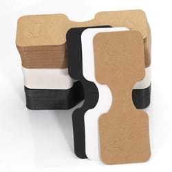 50pcs kraft paper jewelry display cards