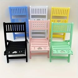 3pcs mini beach chair cell phone stand