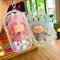 Portable PVC Doll Display Storage Bag 2