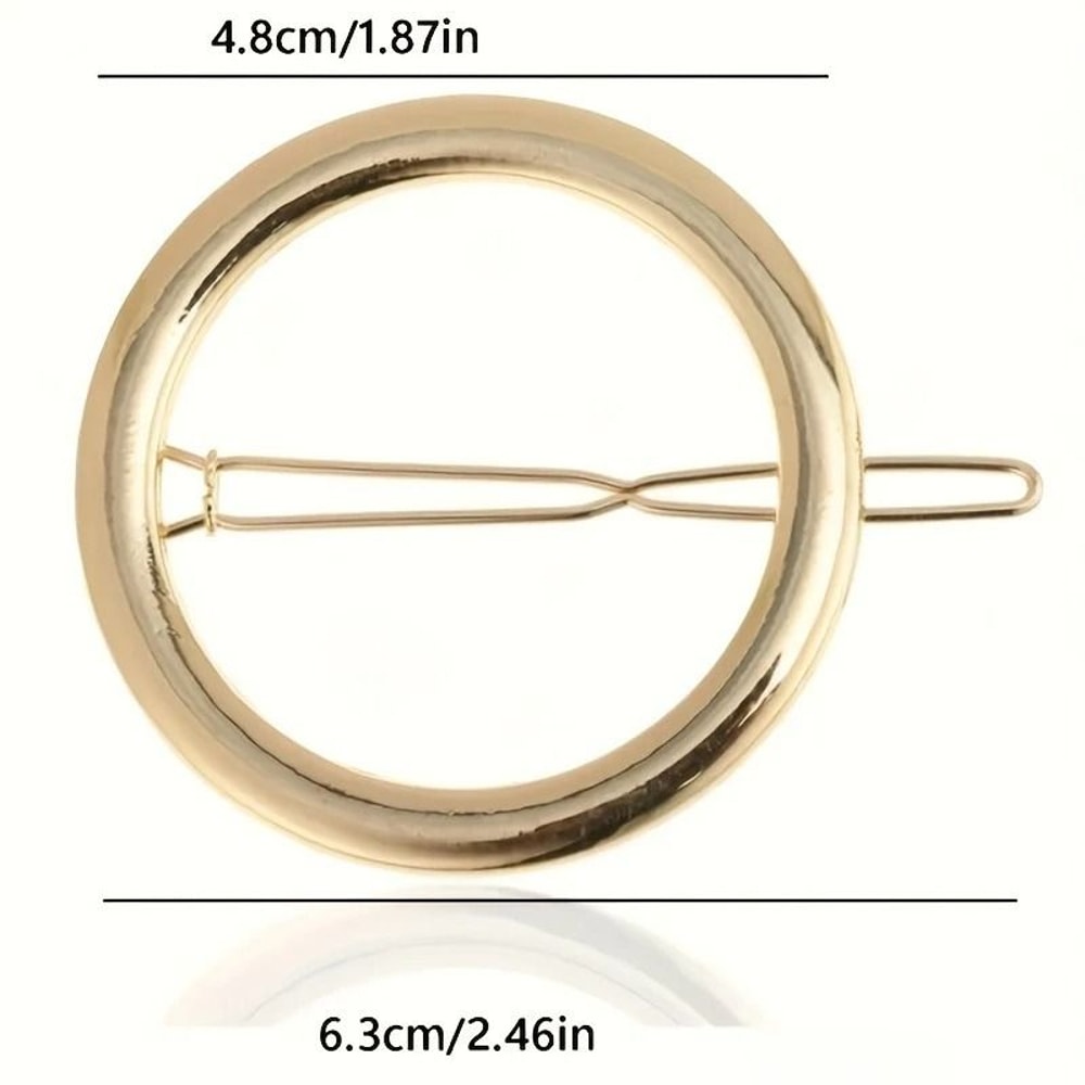 6 Pcs Elegant Round Hairpins Set 5
