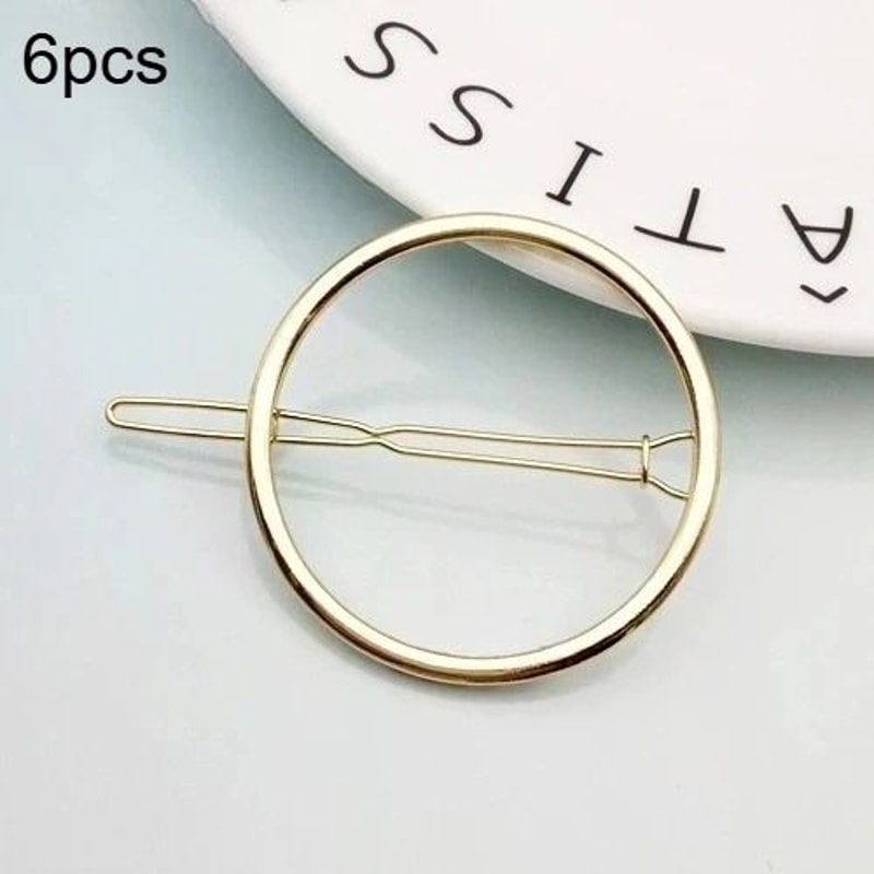 6 Pcs Elegant Round Hairpins Set 7
