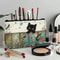 Cute Cat Floral Makeup Jewelry Storage Bag 1
