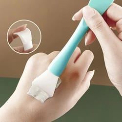soft silicone double-ended mask brush