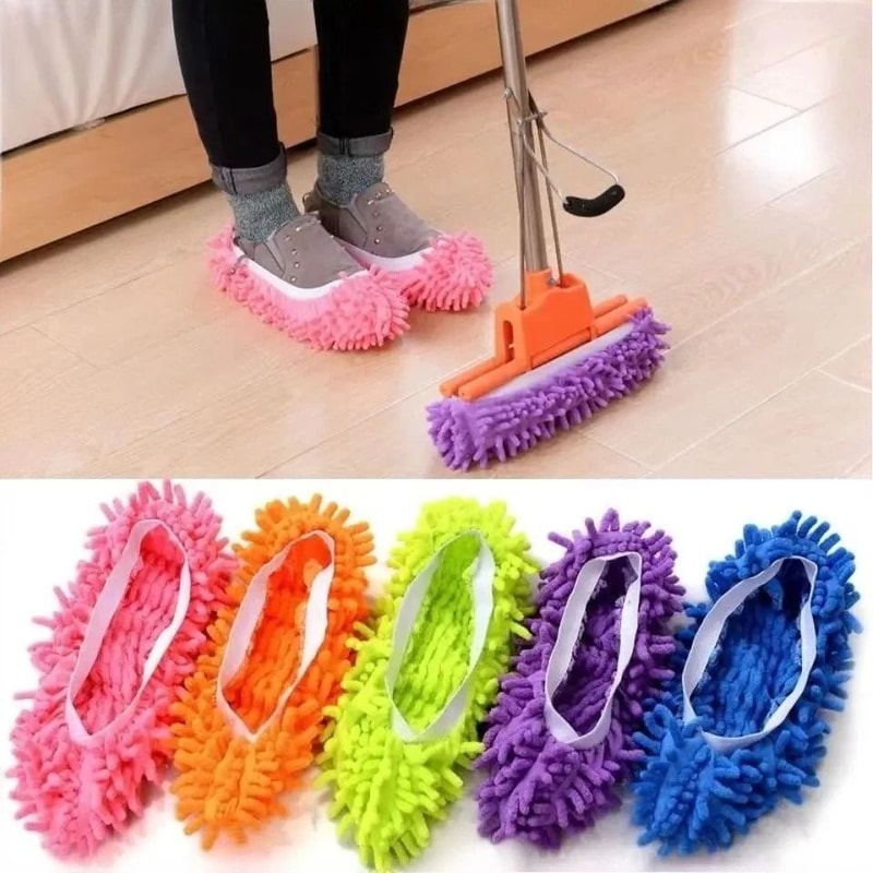 Dust Cleaner Grazing Mop Slippers 0