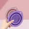 Folding Silicone Makeup Brush Cleaning Bowl 3