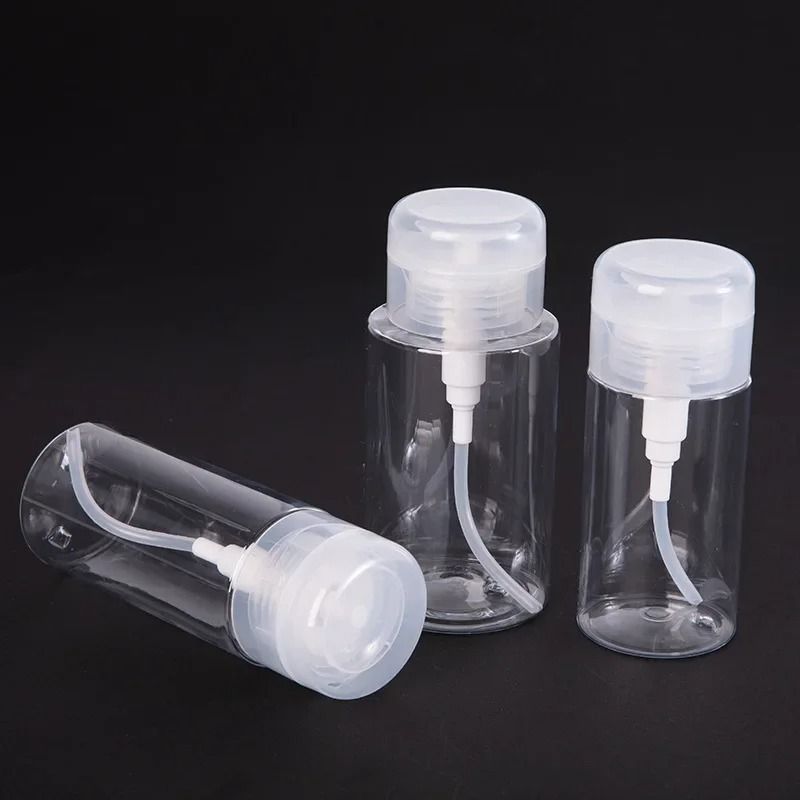 Refillable Press Pump Dispenser Bottle Set 4