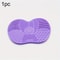 Silicone AppleShaped Makeup Brush Cleaner Pad 6