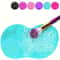 Silicone Makeup Brush Cleaning Scrub Pad 0