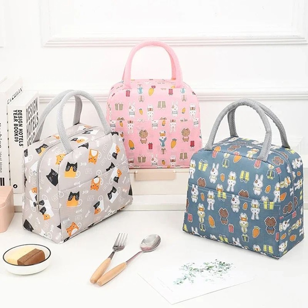 Portable Thermal Insulated Lunch Bag 0