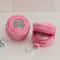 Pink Mini Plush Coin Earphone Purse 1