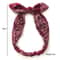 Printed Rabbit Ears Elastic Crossband Headband 5