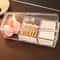 3Compartment Transparent Makeup Organizer 0
