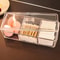 3Compartment Transparent Makeup Organizer 0