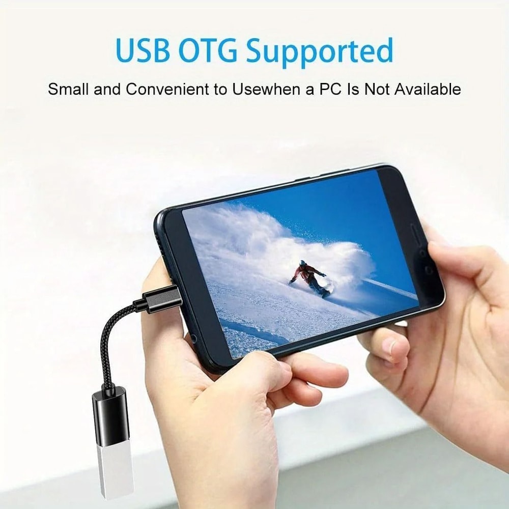 OTG TypeC Cable Adapter Connector 4