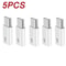 5 Pcs Micro USB Female To TypeC Male Adapter Set 6