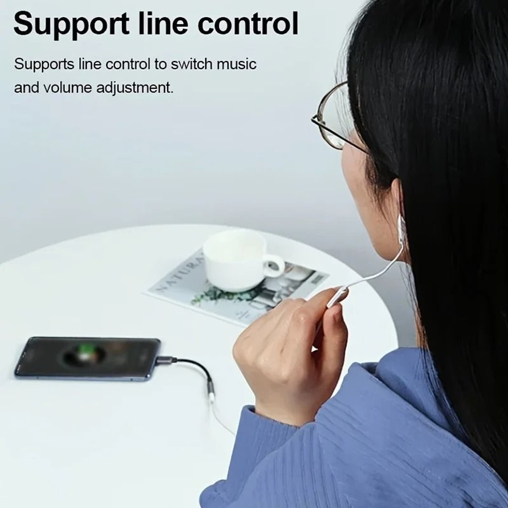 USB TypeC To 35mm HiFi Audio Adapter 4