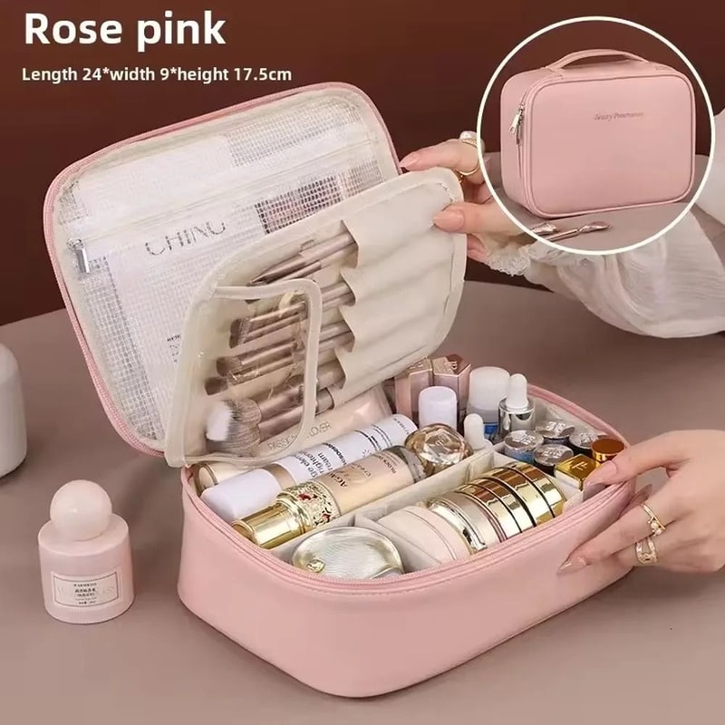 Double Layer Luxury Cosmetics Organizer 7