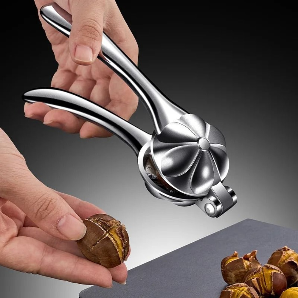 Stainless Steel HeavyDuty Chestnut Nut Cracker 3