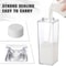 Transparent Square Milk Carton Water Bottle Set 4