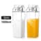 Transparent Square Milk Carton Water Bottle Set 9