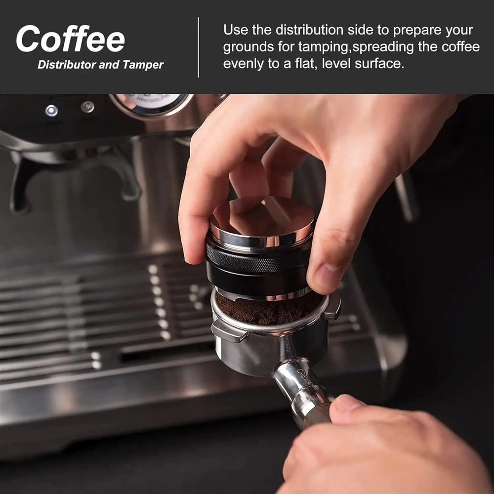 Professional Stainless Steel Coffee Espresso Tamper Distributor 2