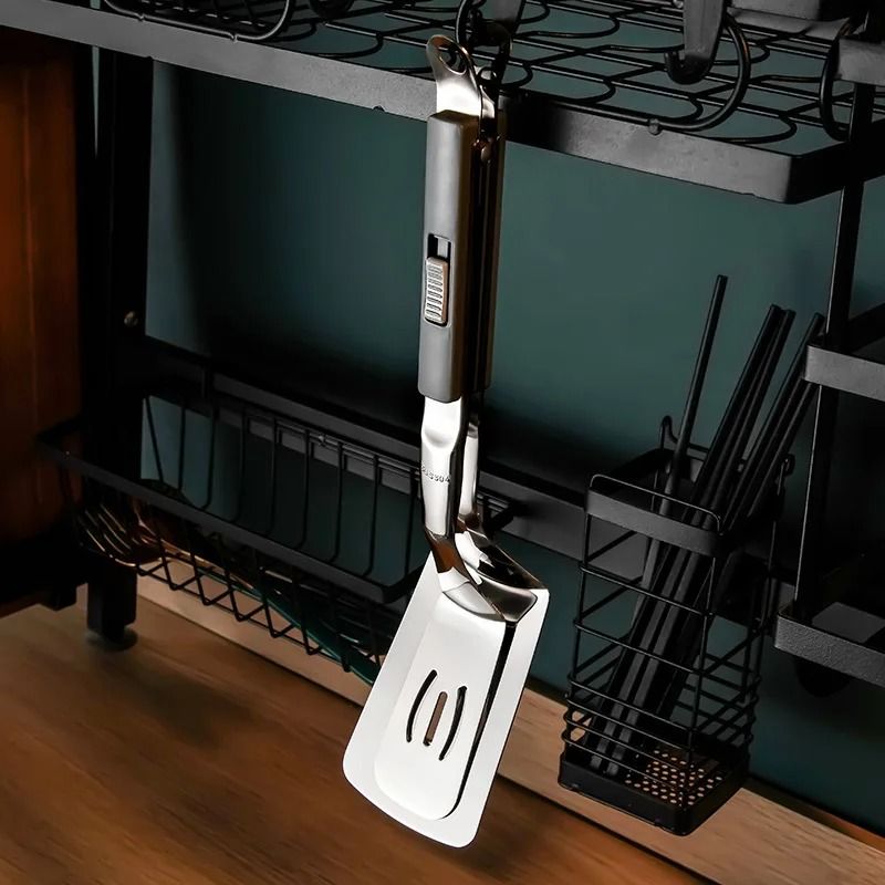 Stainless Steel MultiFunctional Spatula Tongs 9