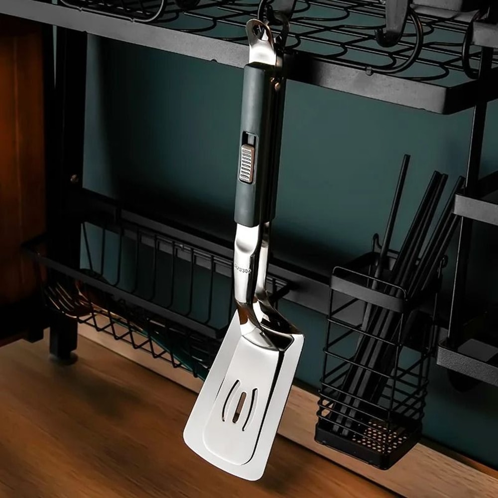 Stainless Steel MultiFunctional Spatula Tongs 8