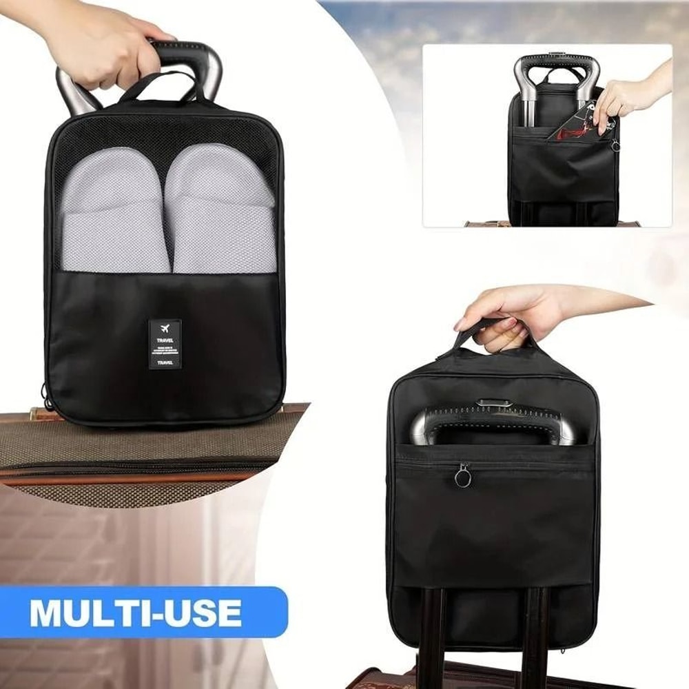 Portable MultiFunction Travel Shoe Accessories Organizer 1