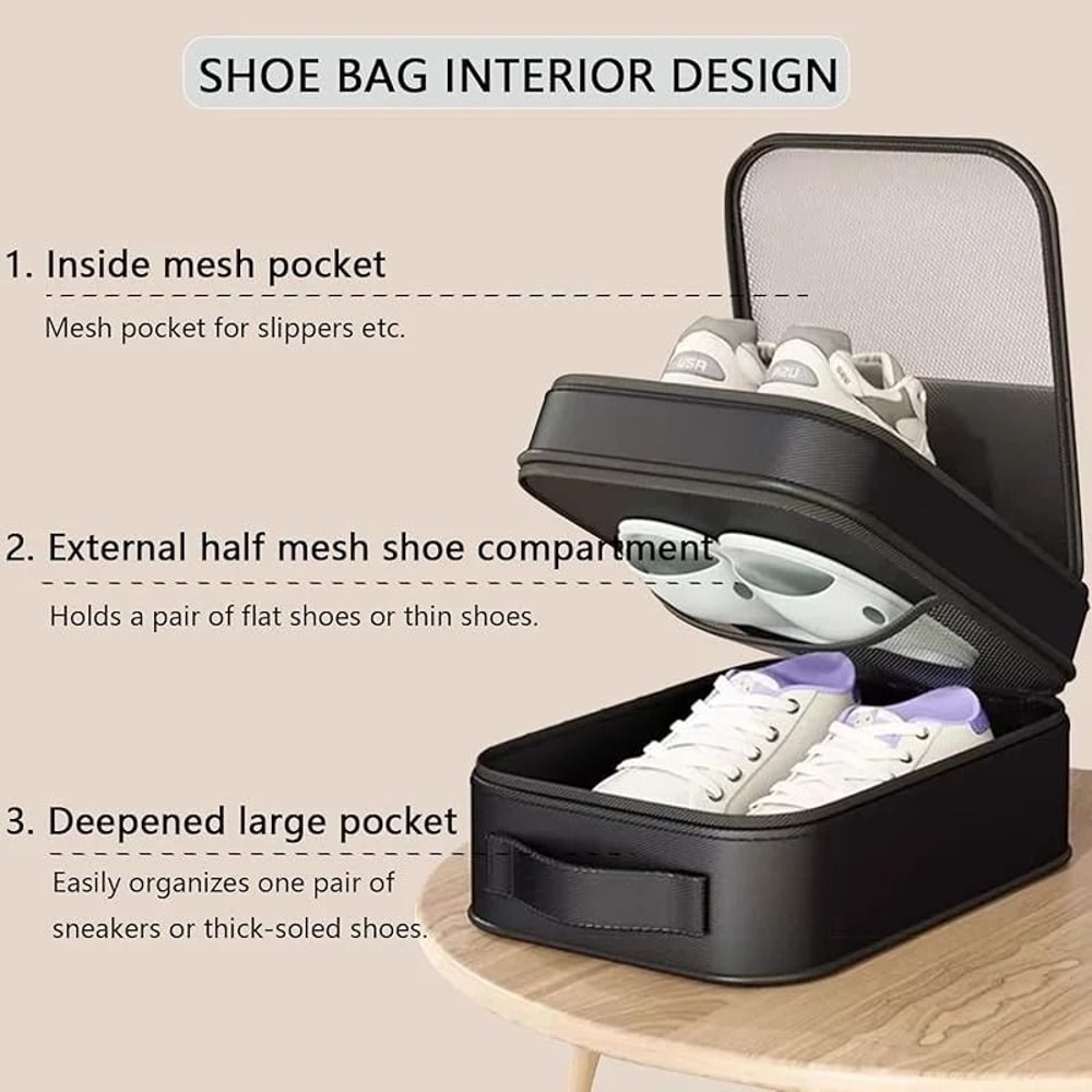 Portable MultiFunction Travel Shoe Accessories Organizer 4