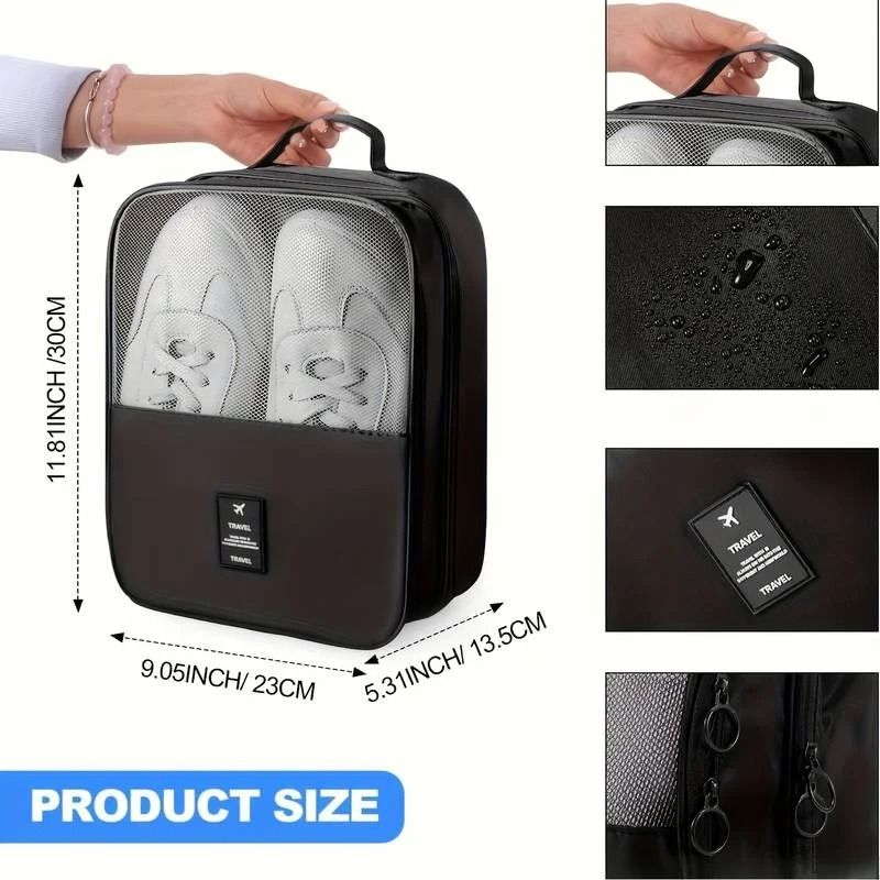 Portable MultiFunction Travel Shoe Accessories Organizer 5