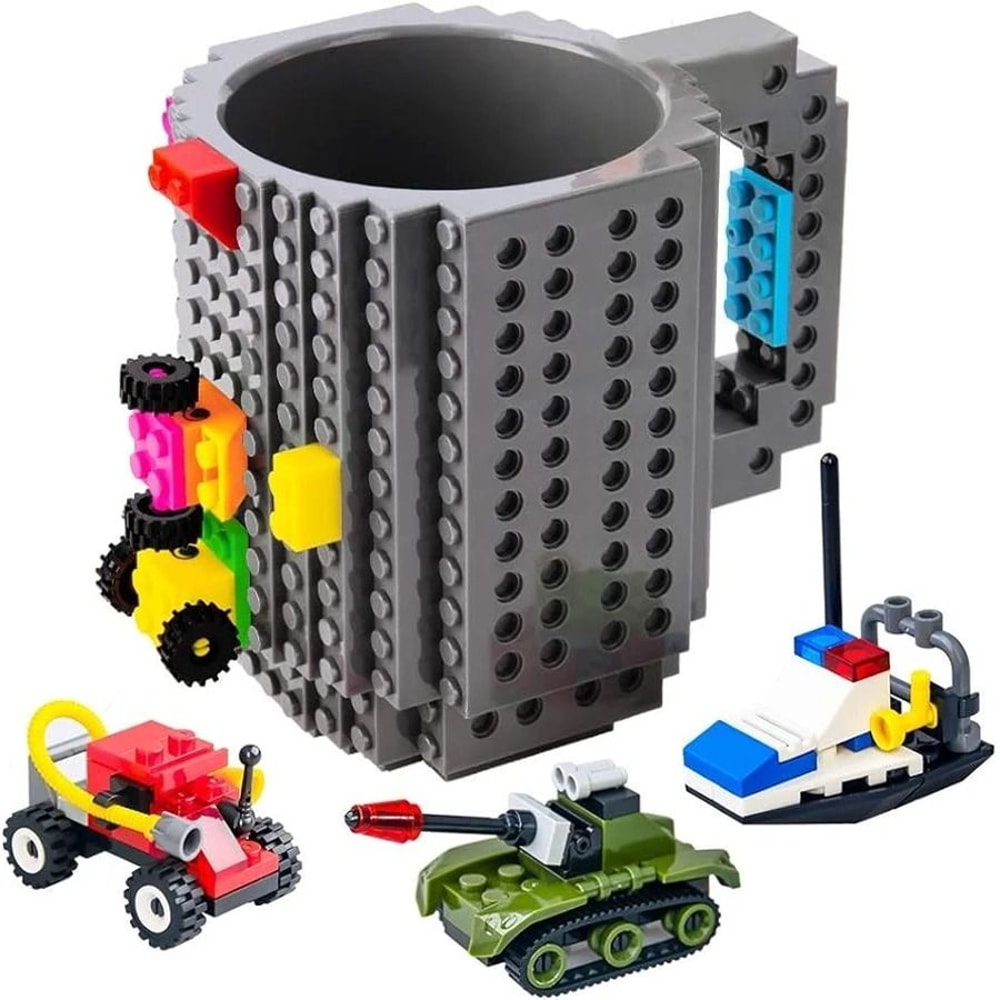 350ML DIY Building Blocks Creative Coffee Mug 0