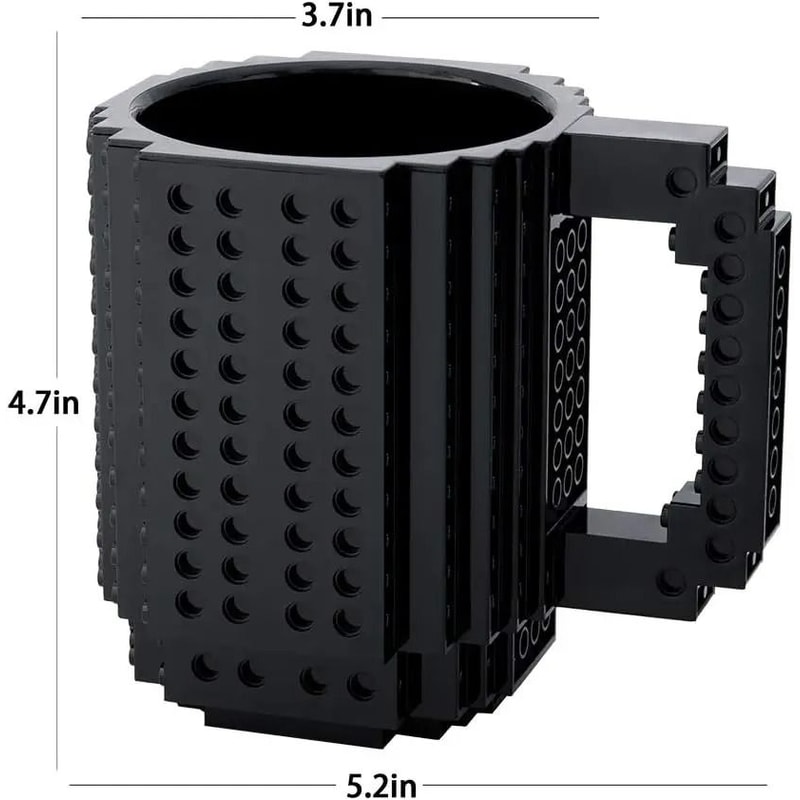 350ML DIY Building Blocks Creative Coffee Mug 9