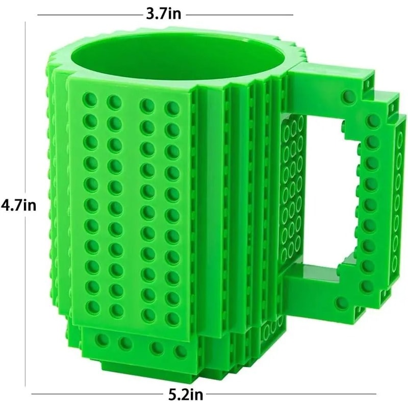 350ML DIY Building Blocks Creative Coffee Mug 10