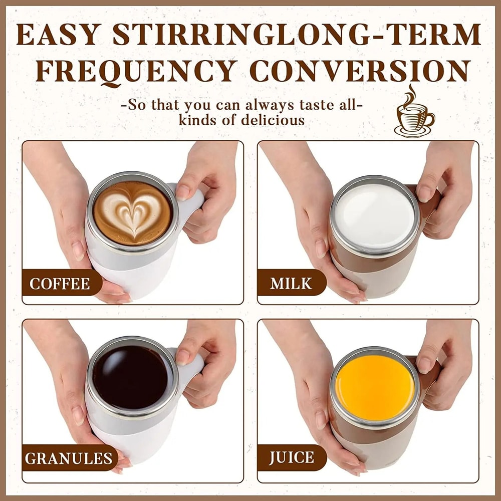 Automatic Magnetic SelfStirring Coffee Mug 2