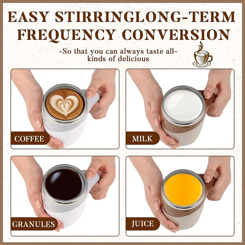 Automatic Magnetic SelfStirring Coffee Mug 2